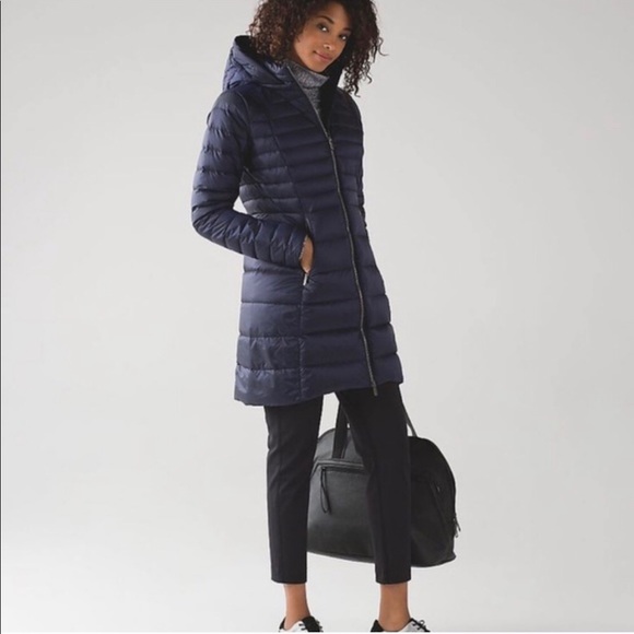 lululemon long puffer jacket